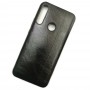 Чехол-накладка Shemax Leather TPU с имитацией кожи для Huawei P Smart Z, цвет черный