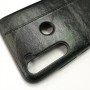 Чехол-накладка Shemax Leather TPU с имитацией кожи для Xiaomi Redmi Note 8, цвет черный