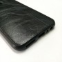 Чехол-накладка Shemax Leather TPU с имитацией кожи для Xiaomi Redmi Note 8, цвет черный