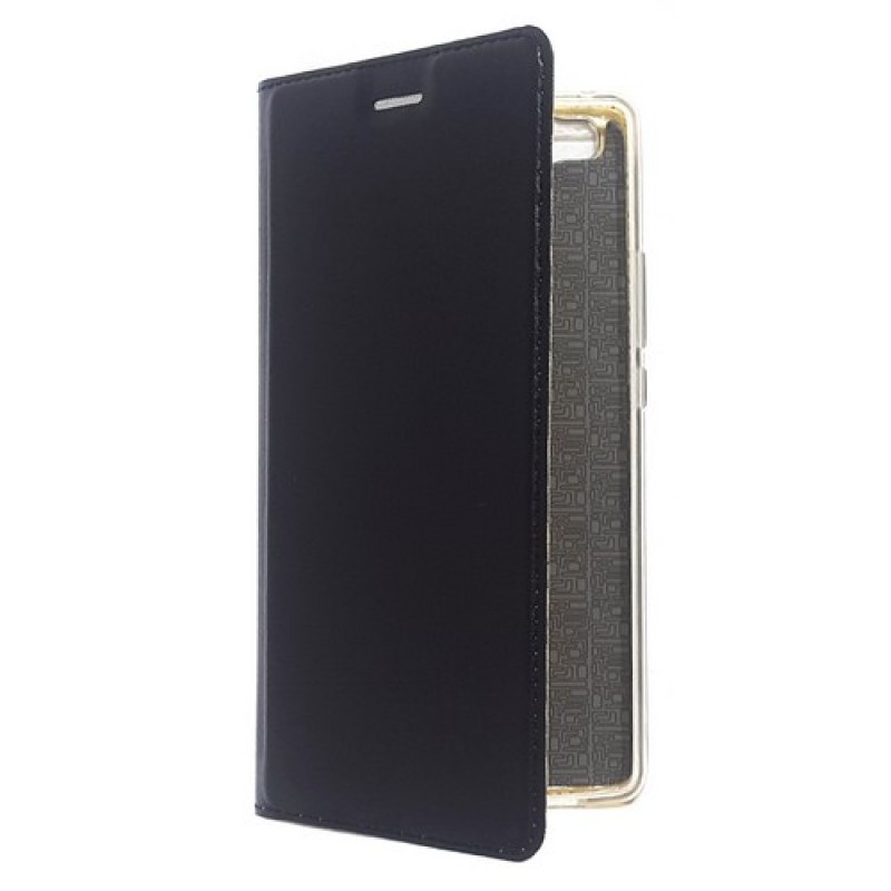 Чехол-книга для Huawei P9 Lite, Luxury Flip Case, цвет чёрный Чехол-книга для Huawei P9 Lite, Luxury Flip Case, цвет чёрный