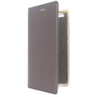 Чехол-книга для Huawei P9 Lite, Luxury Flip Case, цвет графитовый