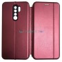 Чехол-книжка для Xiaomi Redmi 9, Magnetic ver.2, цвет бордовый