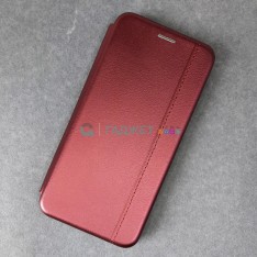 Чехол-книжка для телефона Xiaomi Redmi Note 10, Magnetic ver.2, цвет бордовый