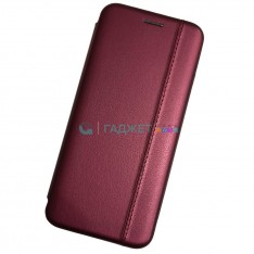 Чехол-книжка для Xiaomi Redmi Note 7, Magnetic ver.2, цвет бордовый