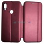 Чехол-книжка для Xiaomi Redmi Note 7, Magnetic ver.2, цвет бордовый