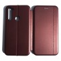 Чехол-книжка для Xiaomi Redmi Note 8, Magnetic ver.2, цвет бордовый