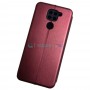 Чехол-книжка для Xiaomi Redmi Note 9, Magnetic ver.2, цвет бордовый