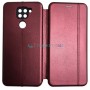 Чехол-книжка для Xiaomi Redmi Note 9, Magnetic ver.2, цвет бордовый