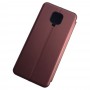 Чехол-книжка для Xiaomi Redmi Note 9S, Magnetic ver.2, цвет бордовый