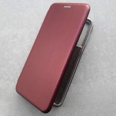 Чехол-книжка для Samsung S21, Magnetic, бордовый