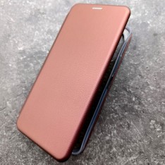 Чехол-книжка для телефона Xiaomi Redmi 13C, Magnetic, цвет бордовый