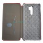 Чехол-книжка для Xiaomi Redmi 9, Magnetic Flip Wallet, цвет красный