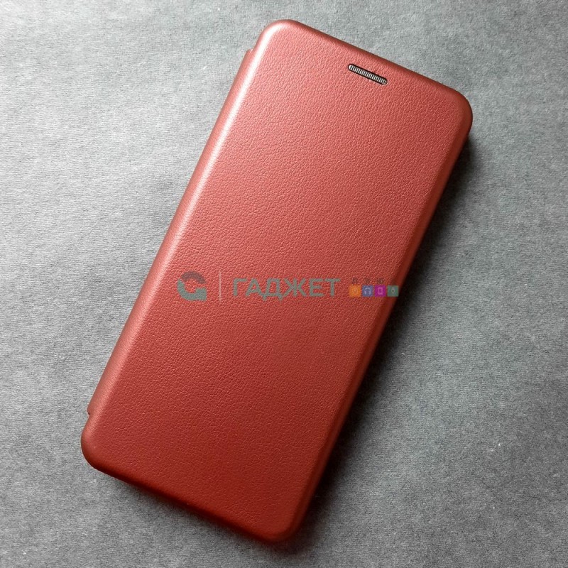 Чехол-книжка для Xiaomi Redmi 9T / Poco M3, бордо Чехол-книжка для Xiaomi Redmi 9T / Poco M3, бордо