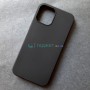 Черный силиконовый чехол для Apple iPhone 12 / 12 Pro, Shemax Matte TPU Cover