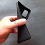 Черный силиконовый чехол для Samsung A31, Shemax Matte TPU Cover