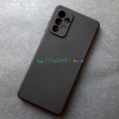 Черный силиконовый чехол для Samsung A72, Shemax Matte TPU Cover