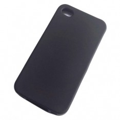 Чехол для Apple iPhone 4, силиконовый матовый (бампер), Matte TPU Cover, цвет чёрный