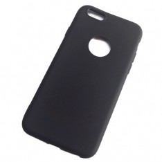 Чехол для Apple iPhone 6, силиконовый матовый (бампер), Matte TPU Cover, цвет чёрный