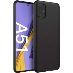 Чехол для Samsung Galaxy A51, силиконовый матовый (бампер), Matte TPU Cover, цвет чёрный