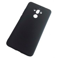 Чехол для Huawei Mate 9, силиконовый матовый, Matte TPU Cover, цвет чёрный