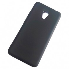 Чехол для Meizu M5C, силиконовый матовый, Matte TPU Cover, цвет чёрный