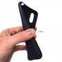 Черный матовый силиконовый чехол для Samsung A01