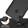 Чехол для Samsung Galaxy A20, силиконовый матовый (бампер), Matte TPU Cover, цвет чёрный