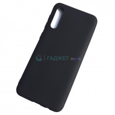 Чехол для Samsung Galaxy A30S, силиконовый матовый (бампер), Matte TPU Cover, цвет чёрный