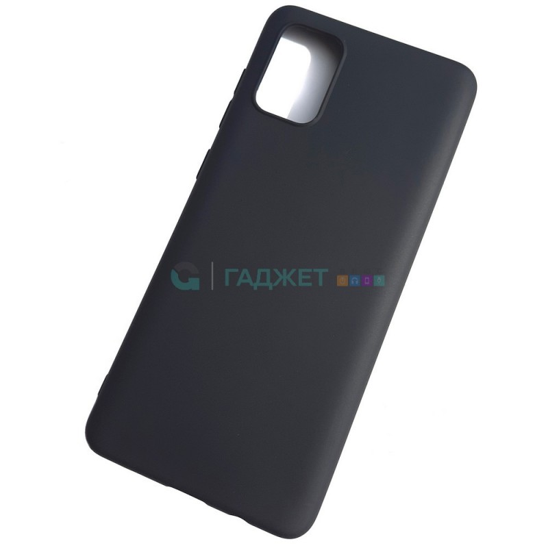Чехол для Samsung Galaxy A71, силиконовый матовый (бампер), Matte TPU Cover, цвет чёрный Чехол для Samsung Galaxy A71, силиконовый матовый (бампер), Matte TPU Cover, цвет чёрный