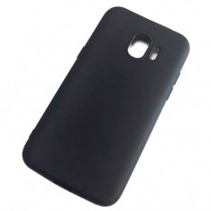 Чехол для Samsung J2 Pro 2018, силиконовый матовый, Matte TPU Cover, цвет чёрный