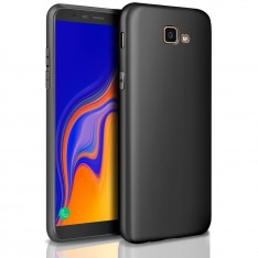 Чехол для Samsung Galaxy J4 Plus, силиконовый матовый (бампер), Matte TPU Cover, цвет чёрный