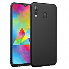 Чехол для Samsung Galaxy M20, силиконовый матовый (бампер), Matte TPU Cover, цвет чёрный