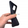 Черный матовый силиконовый чехол для Samsung M31