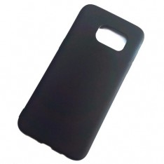 Чехол для Samsung S7 Edge, силиконовый матовый, Matte TPU Cover, цвет чёрный