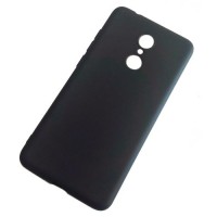 Чехол для Xiaomi Redmi 5, силиконовый матовый, Matte TPU Cover, цвет чёрный