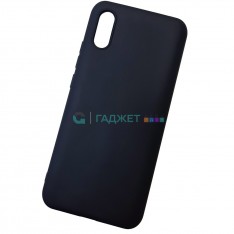 Черный матовый силиконовый чехол для Xiaomi Redmi 9A Matte TPU