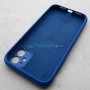 Силиконовый чехол Silicone Case для Apple iPhone 11 №20 (темно-синий)