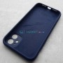 Чехол Silicone Case для iPhone 11, цвет темно-синий матовый