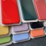 Силиконовый чехол для iPhone 11, серо-фиолетовый