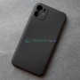 Силиконовый чехол для iPhone 11, черный