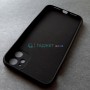 Силиконовый чехол для iPhone 11, черный