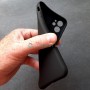 Силиконовый чехол для iPhone 11, черный
