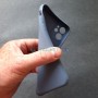 Силиконовый чехол для iPhone 11, серо-фиолетовый