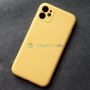Силиконовый чехол для iPhone 11, желтый
