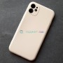 Силиконовый чехол для iPhone 11, античный белый