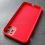 Силиконовый чехол для iPhone 11, красная камелия