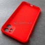 Силиконовый чехол для iPhone 11, красный