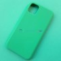 Чехол для iPhone 11, Silicone Case, цвет 50BR бирюзово-зеленый