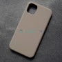 Чехол для iPhone 11, Silicone Case, без лого, цвет 10 - серо-бежевый