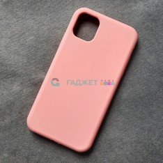 Чехол для iPhone 11, Silicone Case, без лого, цвет 12 - розовый
